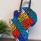Shamsa Kente African Map Hand Bag