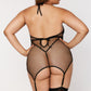 Wetlook and Mesh Chemise