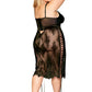 Floral Lace and Velvet Slip Chemise