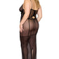 Mesh Gown with Built-In Corset