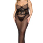 Mesh Gown with Built-In Corset