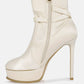 Doesburg Satin Stiletto Ankle Boot
