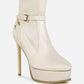 Doesburg Satin Stiletto Ankle Boot