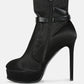 Doesburg Satin Stiletto Ankle Boot