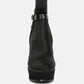 Doesburg Satin Stiletto Ankle Boot