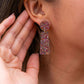 Mia Earrings - Rainbow Glitter