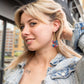 Everly Earrings - Magenta Teal