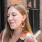 Francesca Earrings - Mauve & Copper