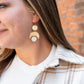 Eclipse Earrings - Golden Ivory