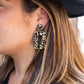 Margot Earrings - Black Gold Flake