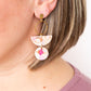 Wren Earrings - Peachy Pink