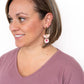 Wren Earrings - Peachy Pink