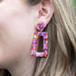 Avery Earrings - Paradise Pink