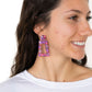 Avery Earrings - Paradise Pink