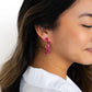 Camy Hoops - Raspberry