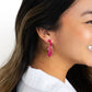 Camy Hoops - Raspberry