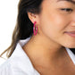Camy Hoops - Raspberry