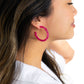 Camy Hoops - Raspberry