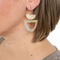 Irene Earrings - Iridescent Neon