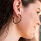 Camy Hoops - Brown Dot