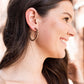 Camy Hoops - Brown Dot