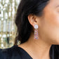 Mia Earrings - Rainbow Glitter