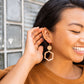 Lennox Earrings - Pumpkin Spice