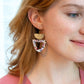Irene Earrings - Marble Confetti