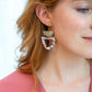 Irene Earrings - Marble Confetti