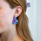 Addy Earrings - Purple Party