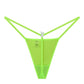 ICED OUT G-STRING IN NEON GREEN