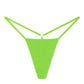 ICED OUT G-STRING IN NEON GREEN