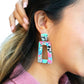 Avery Earrings - 80's Pastel