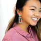 Avery Earrings - 80's Pastel
