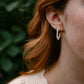 Posey Mini Hoops - Ivory