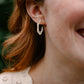 Posey Mini Hoops - Ivory