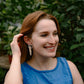 Calypso Earrings - Light Rattan