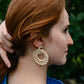 Calypso Earrings - Light Rattan