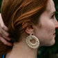Calypso Earrings - Light Rattan