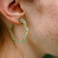 Posey Hoops - Champagne Mint