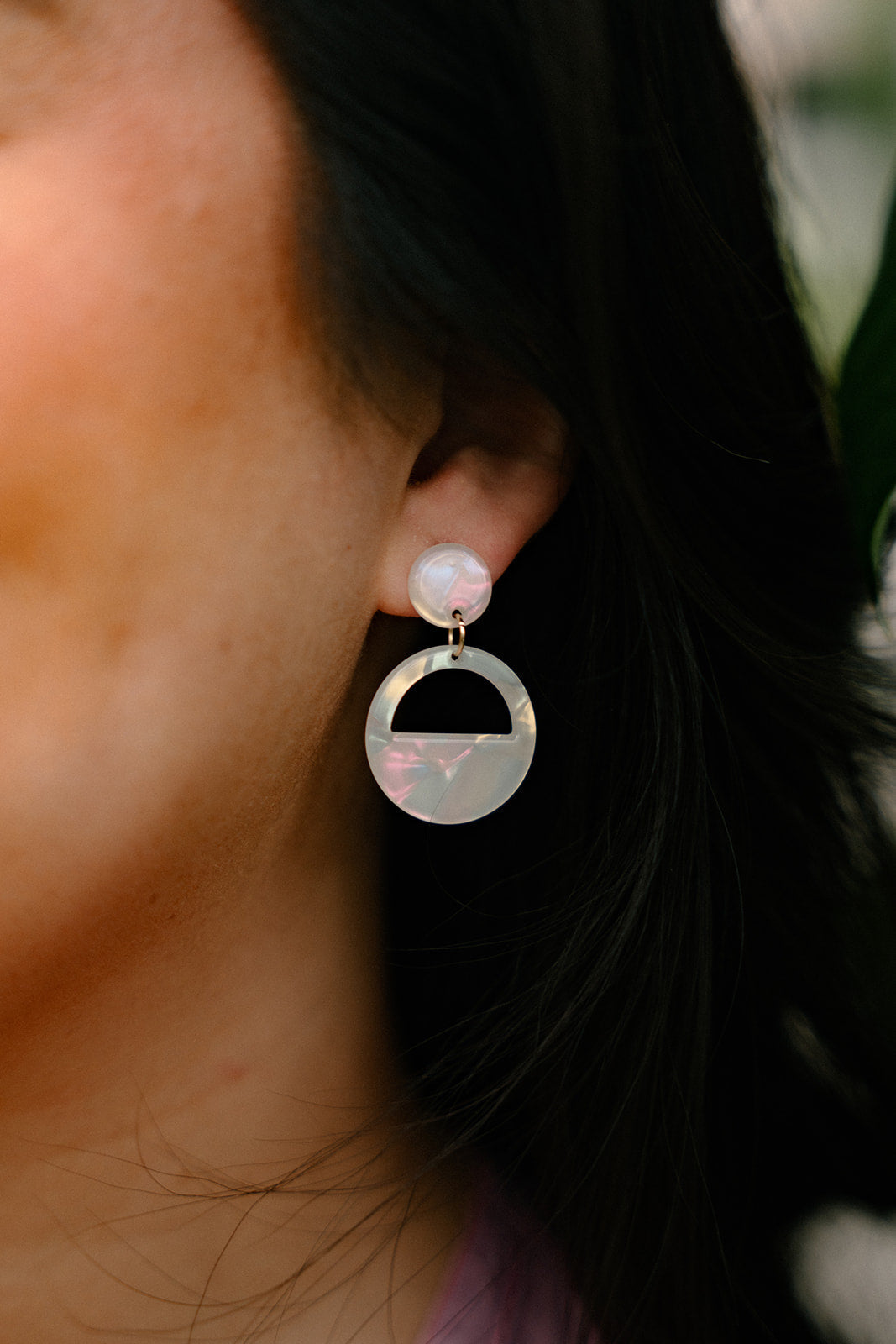 Lettie Earrings - Opalite