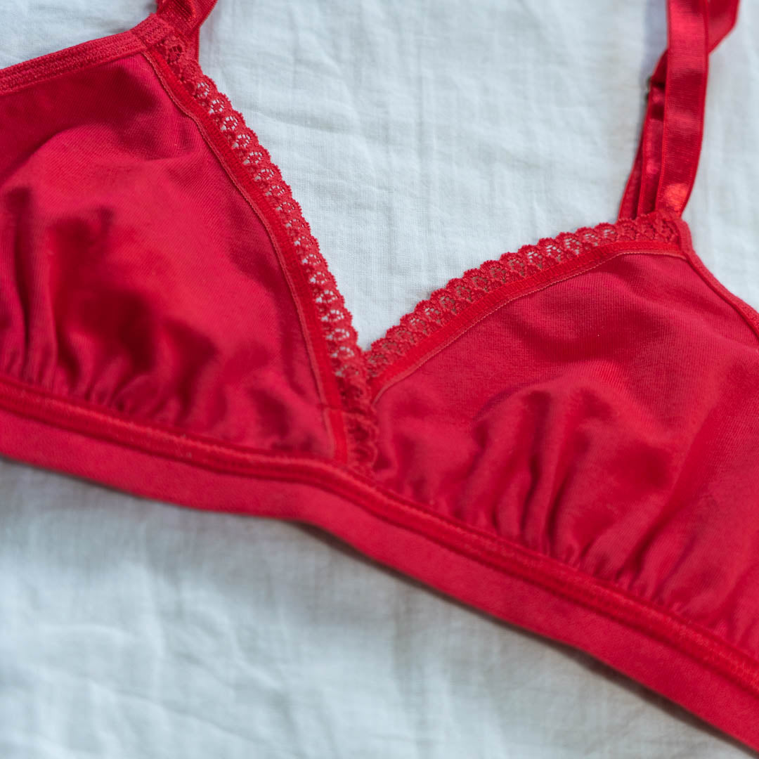 Rose Red Cloudsoft Everyday Adjustable Bralette