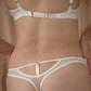 Hearts of Venus Keyhole Thong in Pearl