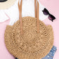 Straw Circle Tote