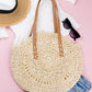 Straw Circle Tote