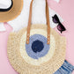 Straw Circle Tote