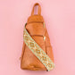 Evie Vegan Leather Crossbody Sling Bag