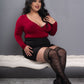 Anna: Diamonds, Bold, Beautiful, and Always in Style Thigh Highs. Petite to Plus Size