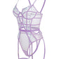 Lavender Blossom Embroidered French-inspired Bodysuit