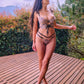 Leopard Flower Lace Lingerie Set